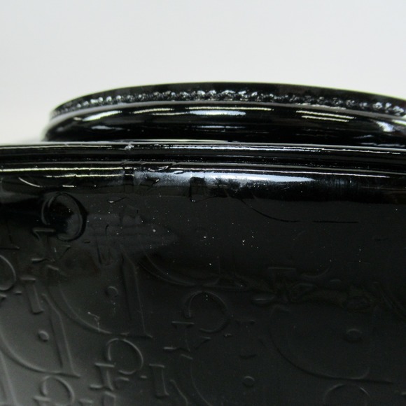 Christian Dior Embossed Tote Bag Patent Leather - Picture 7 of 8